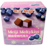 明治雪吻巧克力( 蓝莓口味)71g*5盒...