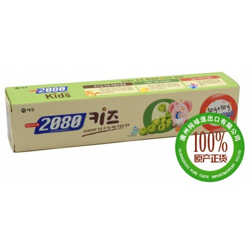 2080乐活儿童牙膏（苹果味）100g*12盒/组