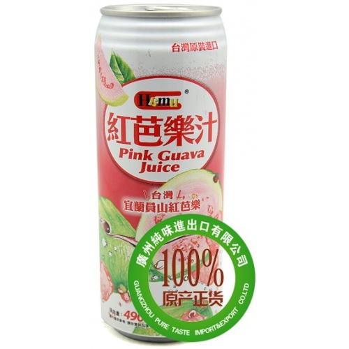 Hamu-红番石榴（红芭乐）汁饮料490ml*24罐/件