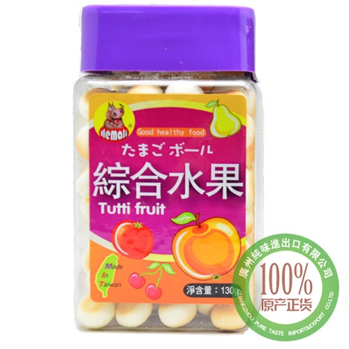 河马莉蛋酥（综合水果） 130g*24罐...