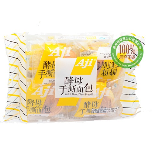 Aji-酵母手撕面包（蛋奶味）338g*12袋/件