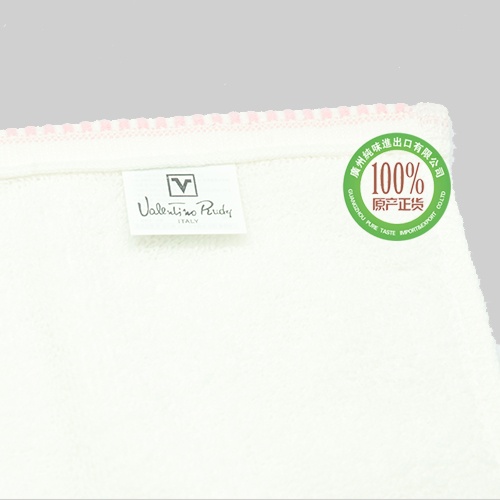 韩国玫瑰香气毛巾(白色)1*10条/件