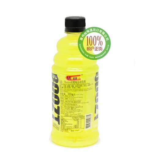 Hamu柠檬味运动饮料500ml*24瓶/件