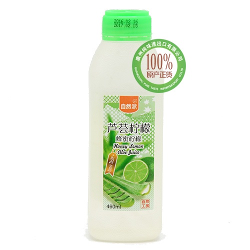 自然派柠檬芦荟汁460ml*24瓶/件
