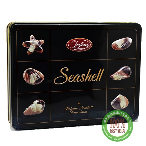 朵芙莉贝壳型榛子代可可脂巧克力礼盒装400g*6盒/件
