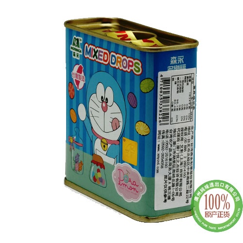 森永多乐福水果硬糖（哆啦A梦）100g*5盒/组