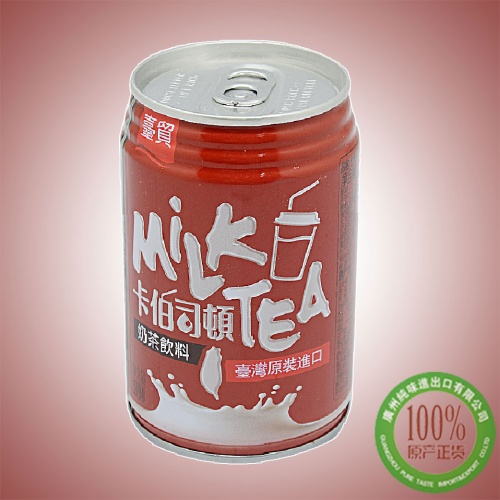 台贸 卡伯司顿奶茶饮料280ml*24罐/件