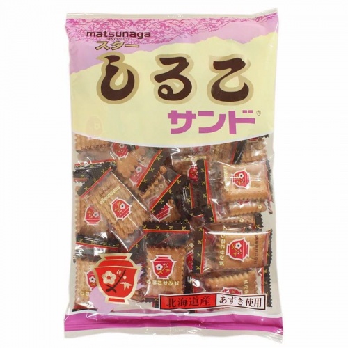 松永红豆夹心饼干160g*16包/件