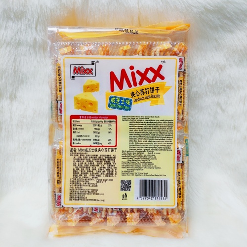 Mixx咸芝士味夹心苏打饼干380g*16包/件