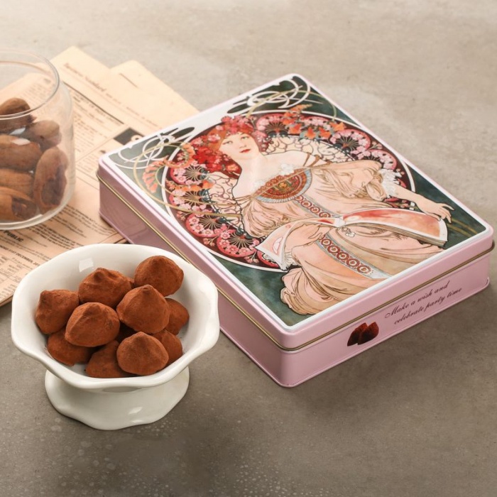 安娜名画松露形软心巧克力制品（礼盒装）220g*12盒/件