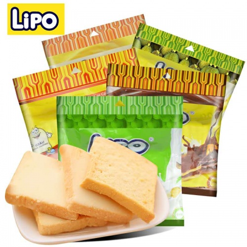 lipo椰子味面包干300g*16包/件
