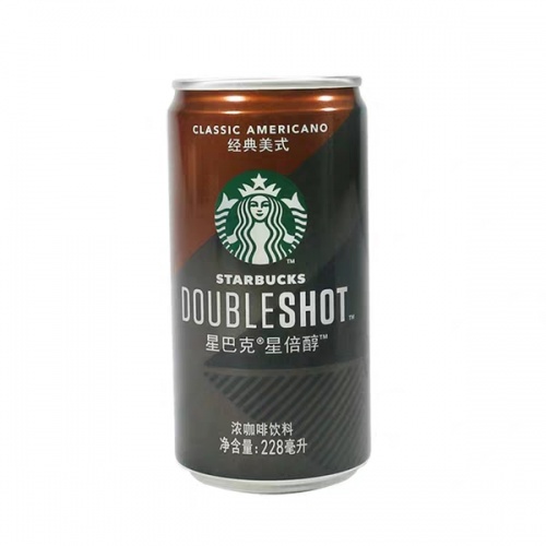 星巴克星倍醇经典美式浓咖啡饮料228ml*24罐/件
