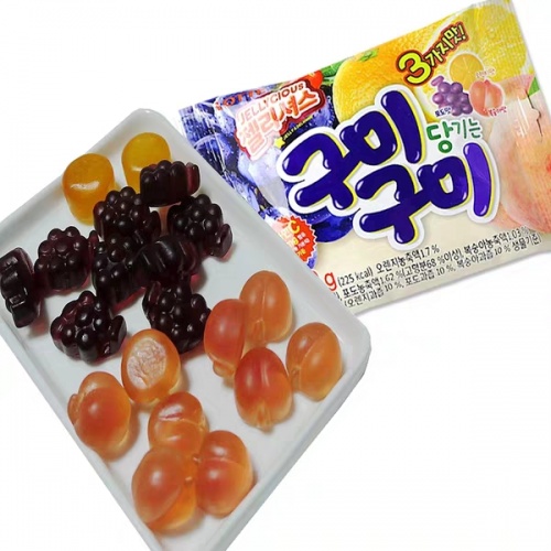 乐天混合水果味软糖70g*12包/组