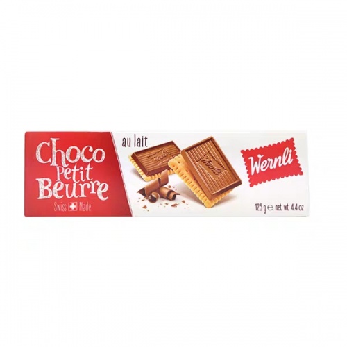 万恩利巧客佩黄油牛奶巧克力味饼干125g*16盒/组		