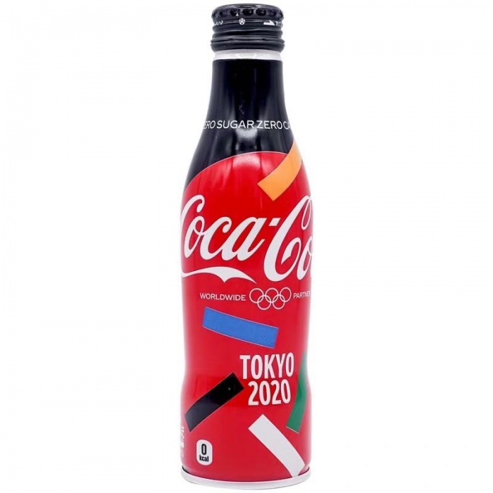 日本无糖可口可乐Coca-Cola2020东京奥运会纪念版250ml*30瓶/件