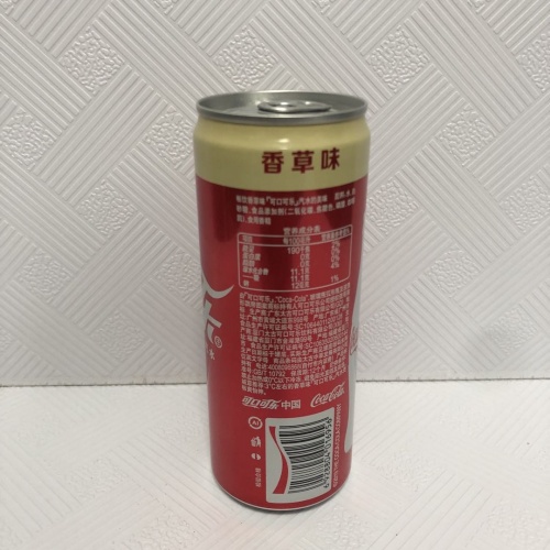 可口可乐Coca-Cola香草味3330ml*12罐/件
