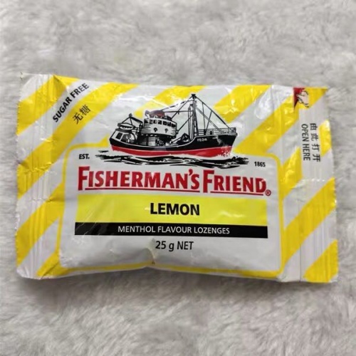 渔夫之宝糖果拉链袋装柠檬味（无糖）25g*24袋/组