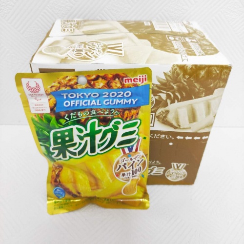 明治菠萝味果汁软糖47g*10袋/组