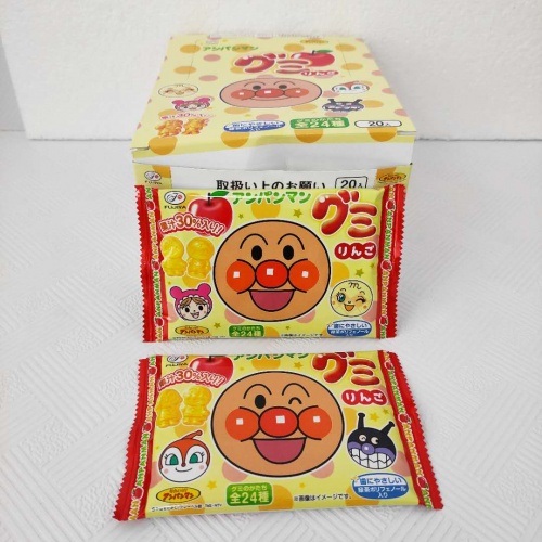 日本不二家面包超人苹果味软糖19g*20包/组
