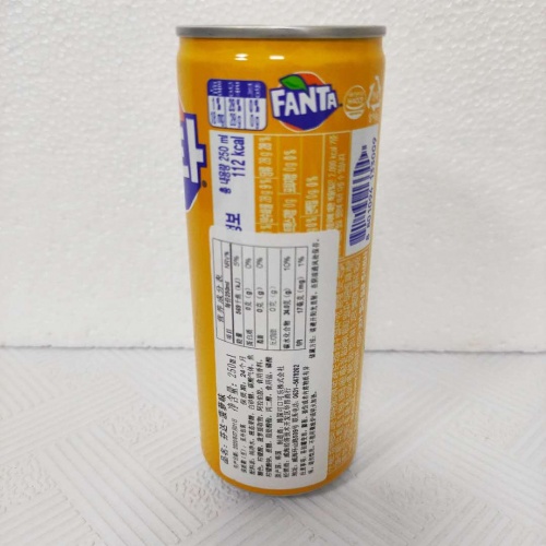 韩国芬达（菠萝味）250ml1*30罐/件