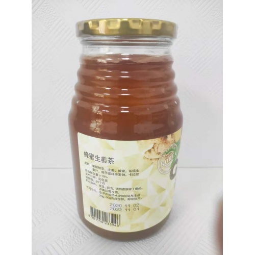 茶精蜂蜜生姜茶 1kg*12瓶/件