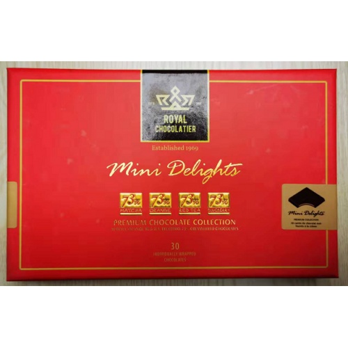 Royal牌小礼盒装巧克力（73%四味混合）150g*24盒/件