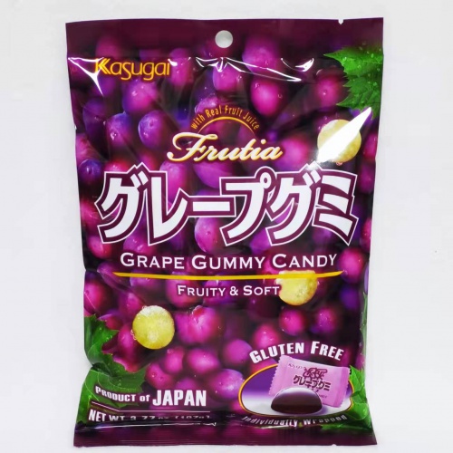 春日井紫葡萄味软糖107g*12包/件