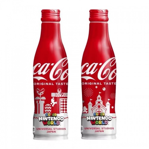 日本可口可乐超级任天堂世界版可乐250mL*30瓶/件