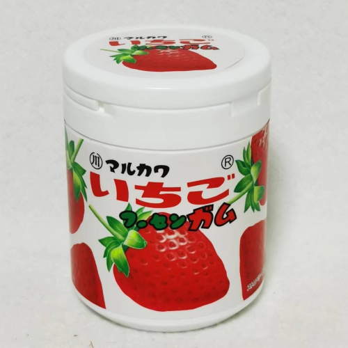 丸川牌罐装草莓味口香糖130g*6罐/组