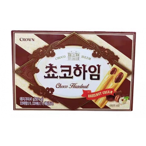 克丽安巧克力榛子威化饼干47g*18盒/...
