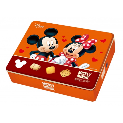 迪士尼欢乐颂曲奇礼盒（配礼袋）408g*12盒/件