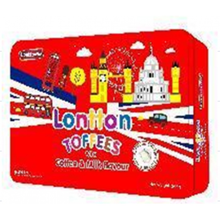伦敦WF咖啡牛奶味太妃糖（焦香糖果）礼盒装268*12盒/件