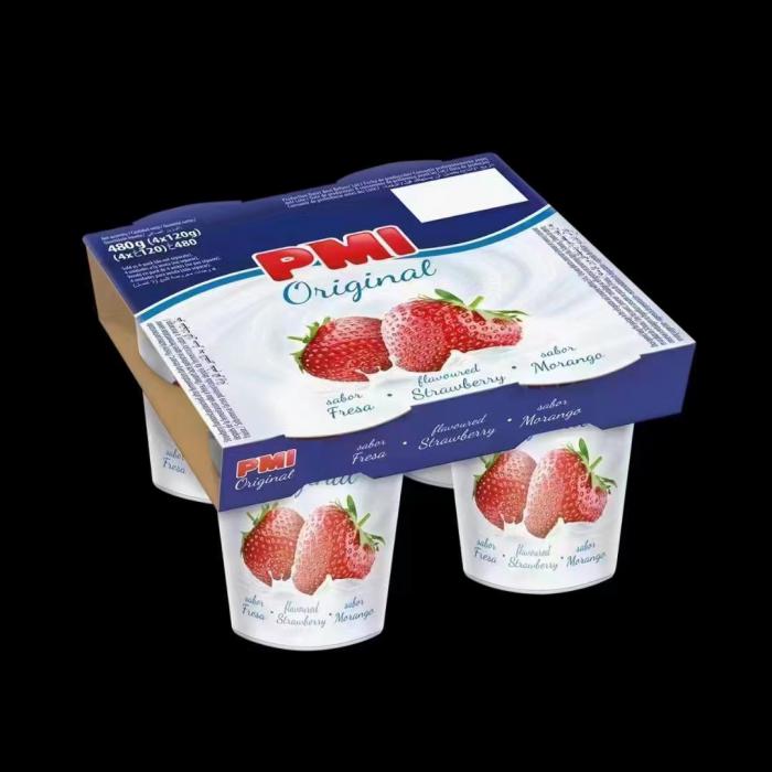 普米草莓风味酸奶（120g*4杯）*6组/件