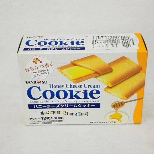 三立蜂蜜奶油夹心薄酥饼(12枚装）84g*12盒/组