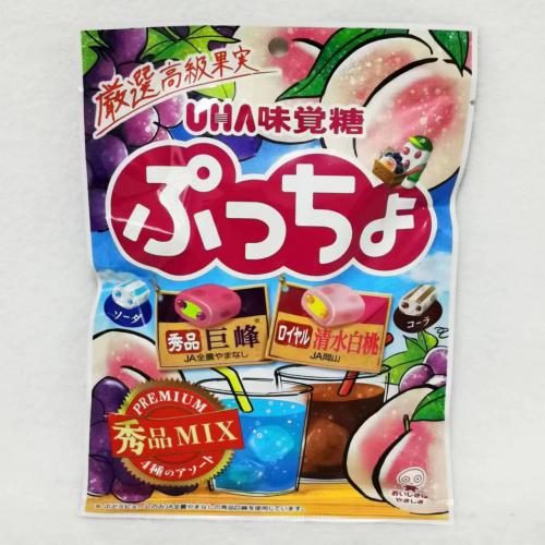 HUA味觉糖什锦水果味糖果90g*12包...