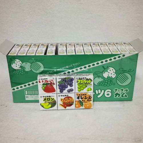 丸川牌什锦味水果味口香糖（6小盒装）32.4g*15排/组