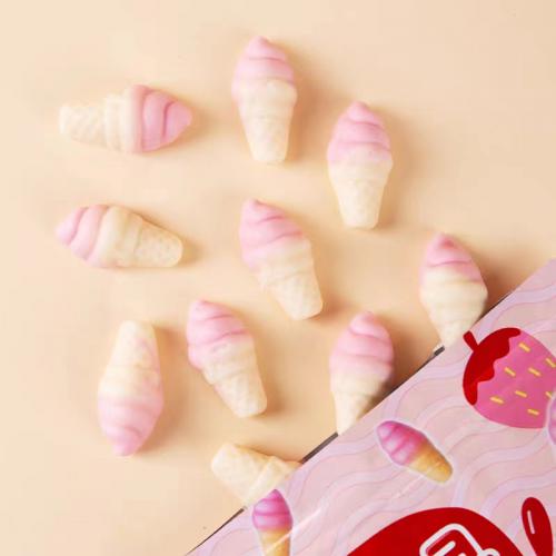 SEOJU(西洲)草莓味甜筒状软糖45g*8包*4盒/件