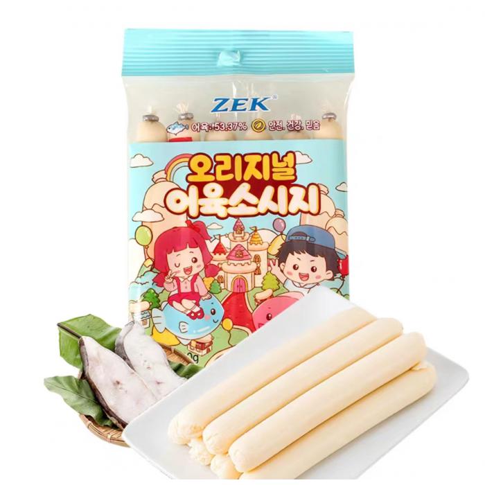 ZEK原味鳕鱼肠90g（15g*6条）*50包/件