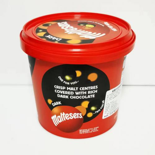 麦提莎（Maltesers）代可可脂黑巧克力制品465g*6桶/件