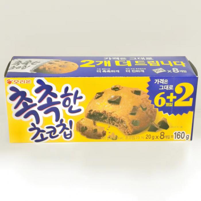 好丽友ORION巧克力味曲奇饼干160g*20盒/件