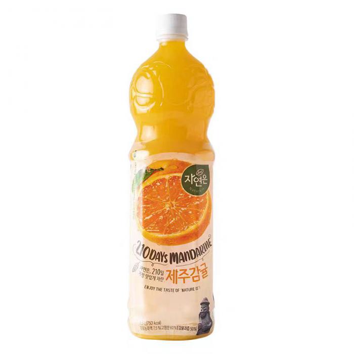 熊津柑橘汁饮料 1.5L*12瓶/件
