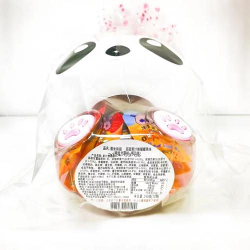 雅米熊猫 蒟蒻果汁熊猫罐果冻（杨枝甘露味+榴芒味）240g*8罐/件
