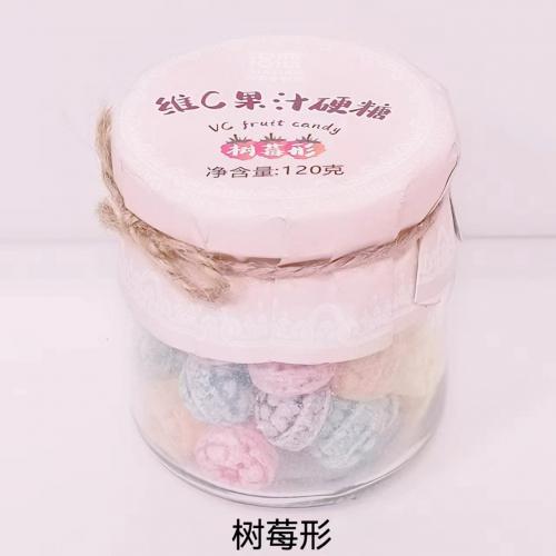 洽恋维C果汁硬糖（树莓形）120g*15瓶 /组