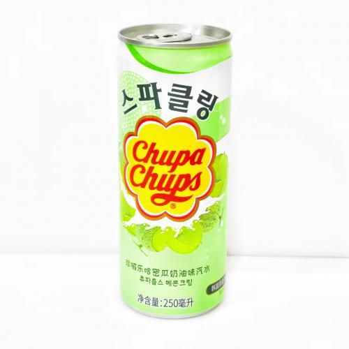 珍啵乐哈密瓜奶油味汽水饮料250ml*24罐/件