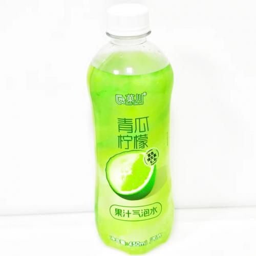 菓川青瓜柠檬果汁气泡水450ml*15瓶...