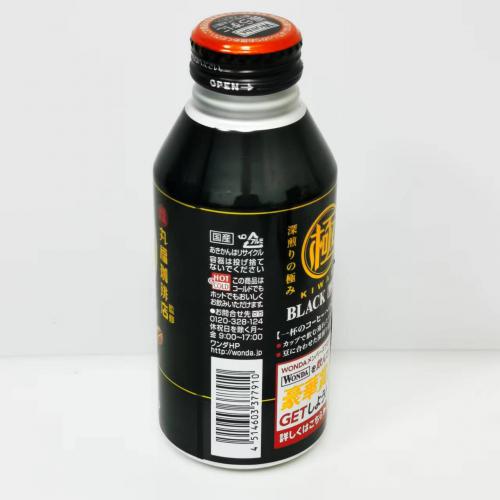 朝日无糖黑咖啡饮料（铝罐装）400g*24罐/件