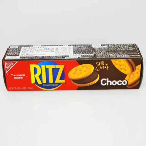 RITZ（悦之）巧克力味夹心饼干77g*...