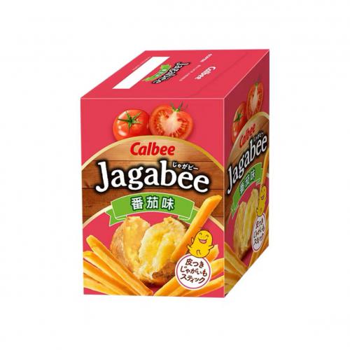 卡乐比Calbee牌Jagabee番茄味薯条75g(25g*3袋）*12盒/件
